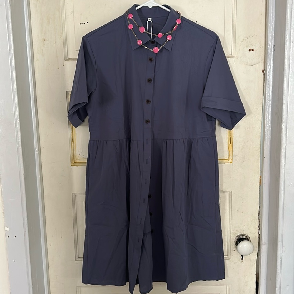 Brand new dress with collar and matching necklace
